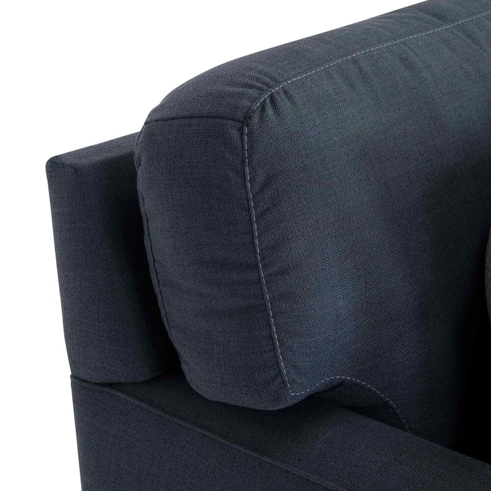 Moore Furniture Landry Stationary Sofa in Lillie Indigo, , large