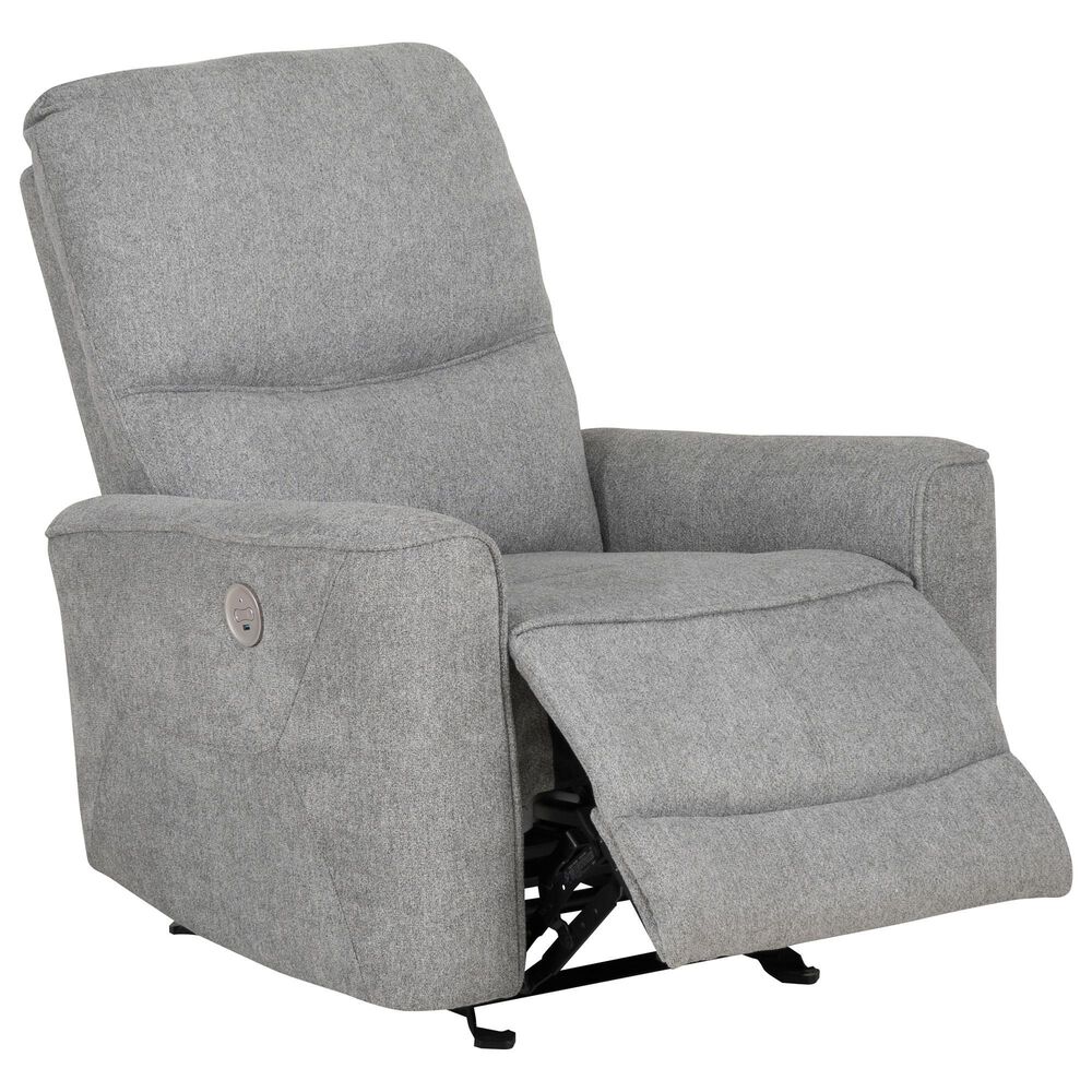 Linon Home Decor Colton Power Recliner in Grey, , large
