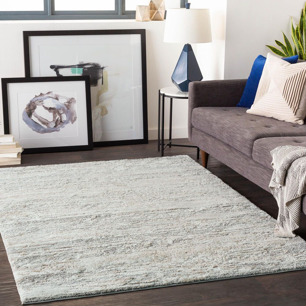 Surya Venice 8&#39;10&quot; x 12&#39;4&quot; Medium Gray, Tan and Ivory Area Rug, , large