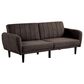 Furniture of America Aristide Futon Sofa in Brown, , large