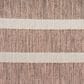 Nourison Positano POS03 Natural and Ivory 6" x 9" Indoor/Outdoor Area Rug, , large