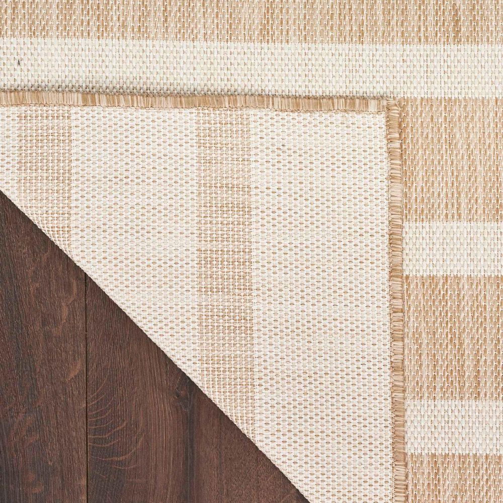Nourison Positano POS03 Beige and Ivory 9&#39; x 12&#39; Indoor/Outdoor Area Rug, , large