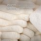 Timberlake 60" x 70" Faux Fur Throw Blanket in Ivory, , large