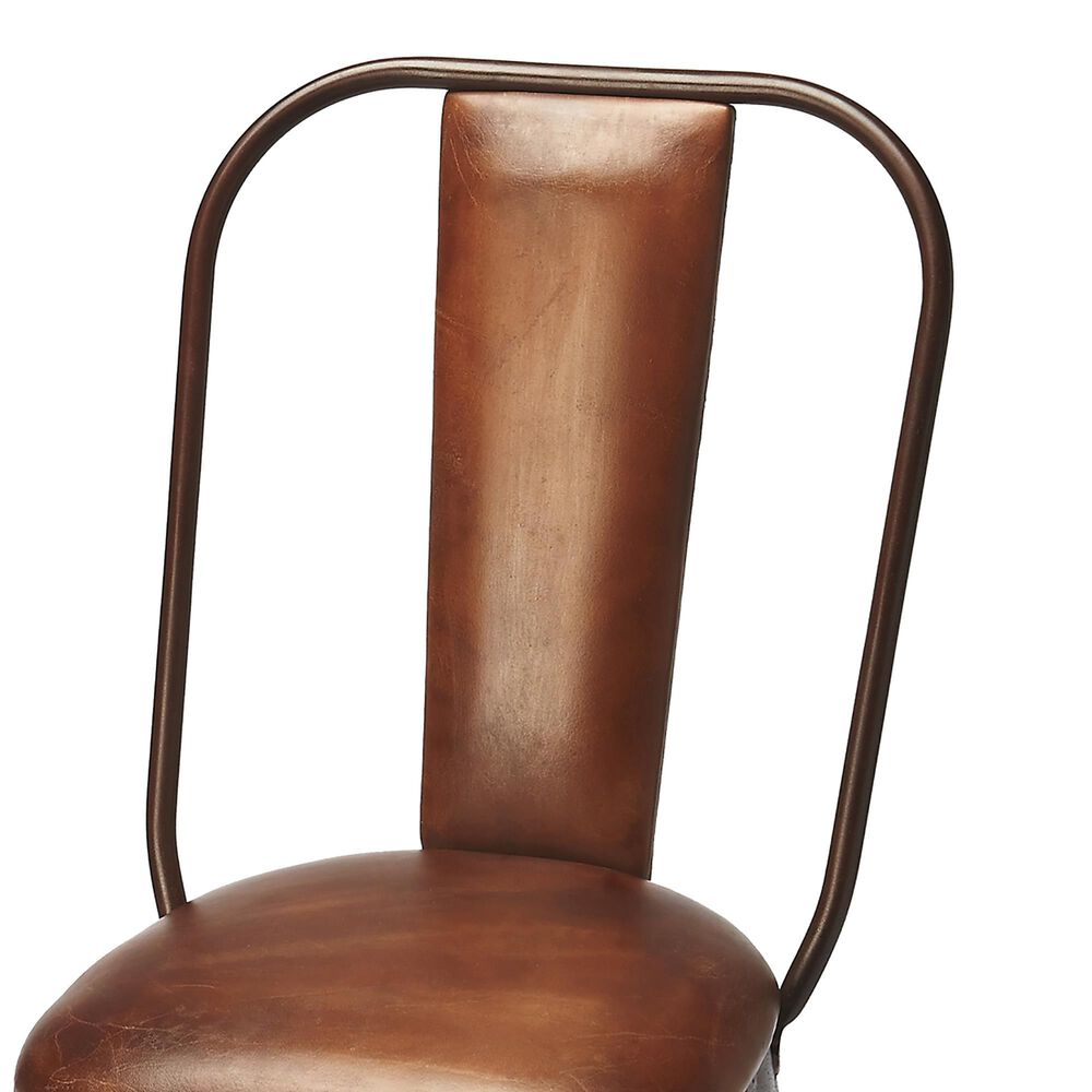 Butler Industrial Chic Riggins Side Chair in Antique Copper, , large