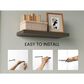 Hearth and Haven 32" Floating Wall Shelf in Olive (Set of 2), , large