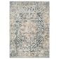 Surya Presidential Ice Blue, Blue, Dusty Sage, Saffron, Ivory, Wheat, Orange, Light Olive, Gray and Charcoal 11"6" x 15"6" Area Rug, , large