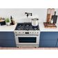 Bosch 36" Freestanding Dual Fuel Range in Stainless Steel, , large