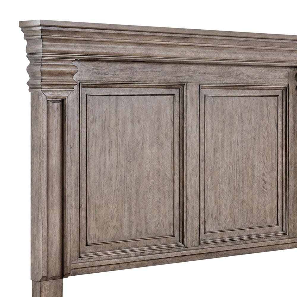 Millenium Blairhurst King Panel Bed in Light Grayish Brown with LED Lights, , large