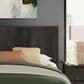 Ashley Shaehartin King Panel Platform Bed in Dark Brown, , large