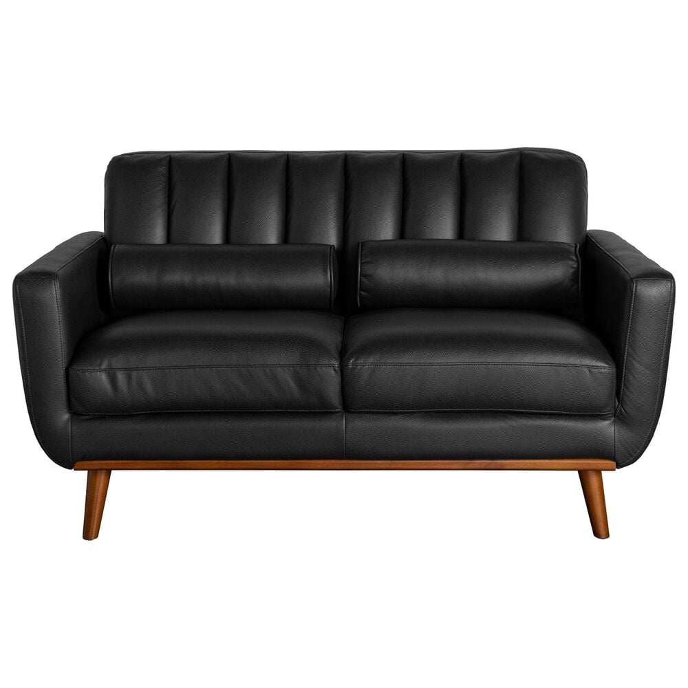Mayberry Hill Horizon Stationary Loveseat in Pebble Navy, , large