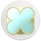 PopSockets MagSafe Circle PopGrip in Enamel Clover Mint, , large