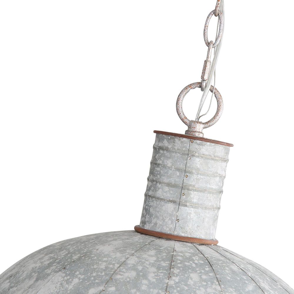 Golden Lighting Tinsmith 1-Light Mini Pendant in Aged Galvanized, , large
