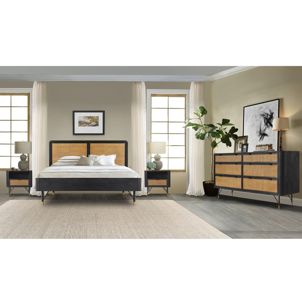 Blue River Saratoga 3-Piece King Bed Set in Black and Natural, , large