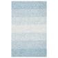 Safavieh Micro-Loop MLP353M 5" x 8" Blue and Ivory Area Rug, , large