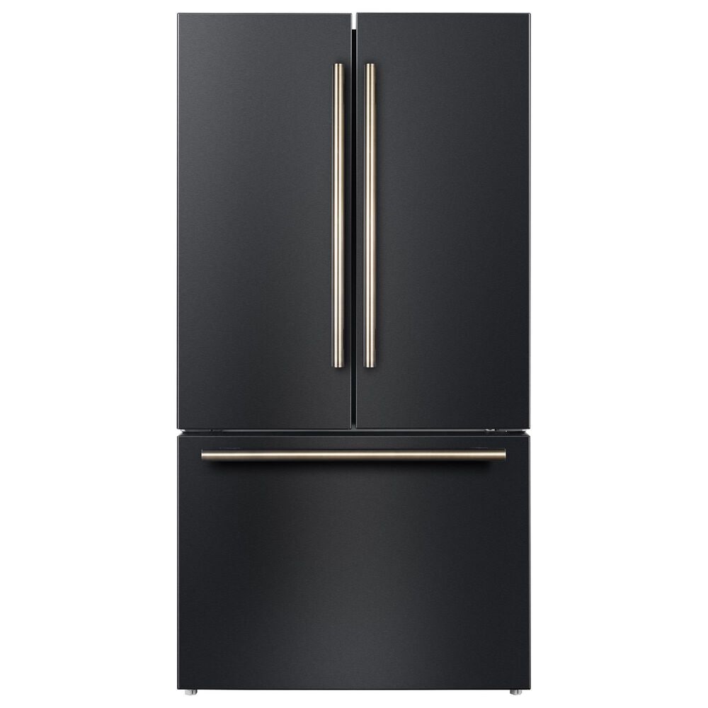 Forno Rivello 27.4 Cu. Ft. French Door Refrigerator in Black, , large