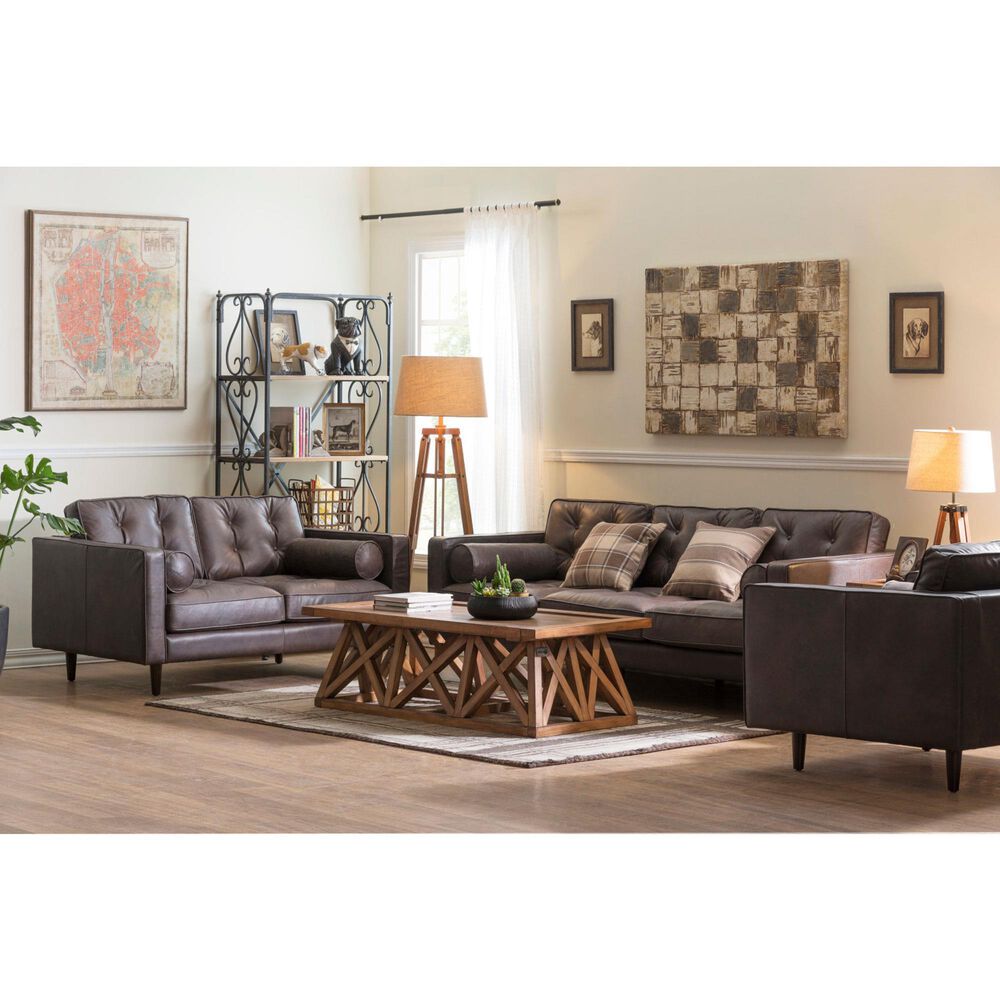Creative Coop Mariner Floor Lamp in Brown, , large