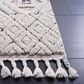 Safavieh Marrakesh MRK546A 4" x 6" Ivory and Grey Area Rug, , large