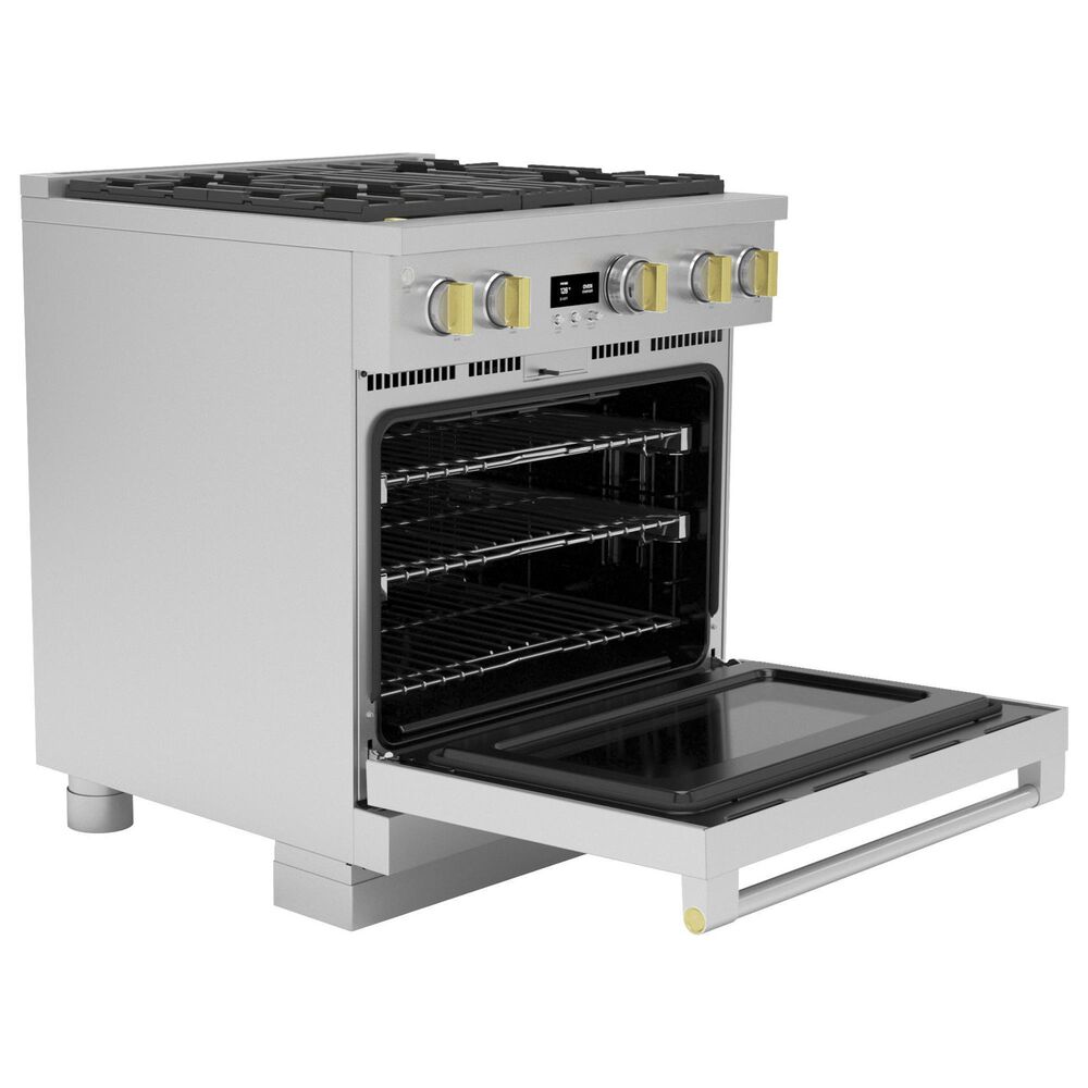 Monogram 30" All Gas Professional Range with 4 Burners in Stainless