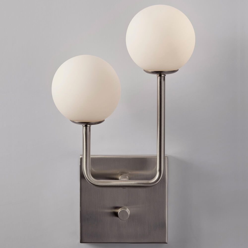 Adesso Asbury Wall Lamp in Brushed Steel, , large