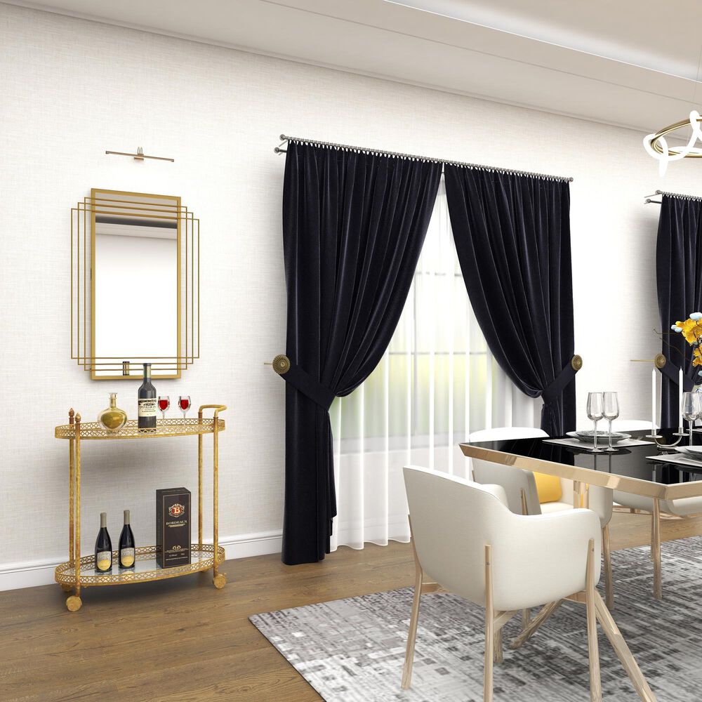 CosmoLiving by Cosmopolitan 24&quot; x 36&quot; Wall Mirror in Shiny Gold, , large