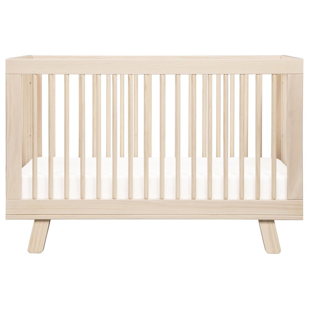 Babyletto Hudson 3-In-1 Convertible Crib and Toddler Conversion Kit in Washed Natural, , large