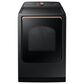 Samsung 7.4 Cu. Ft. Smart Electric Dryer with Steam in Brushed Black, , large