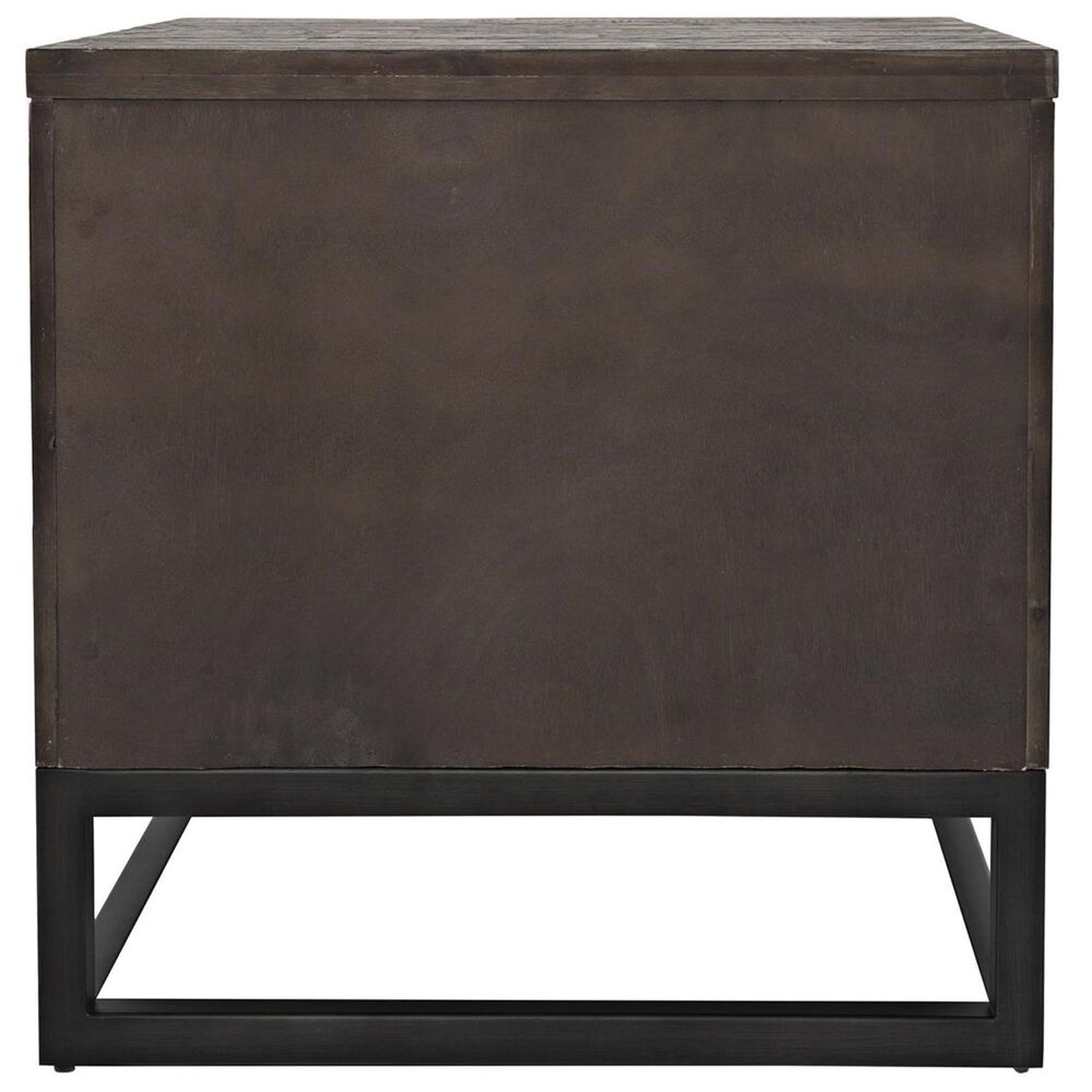 Waltham East Hampton End Table in Distressed Grey, , large