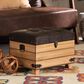 Baxton Studio Edmund Storage Ottoman in Dark Brown, , large