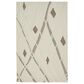Feizy Anica 4" x 6" Ivory and Brown Area Rug, , large