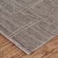 Feizy Lennox 5" x 8" Taupe and Ivory Area Rug, , large