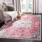 Safavieh Madison MAD447R 10" x 14" Fuchsia and Teal Area Rug, , large
