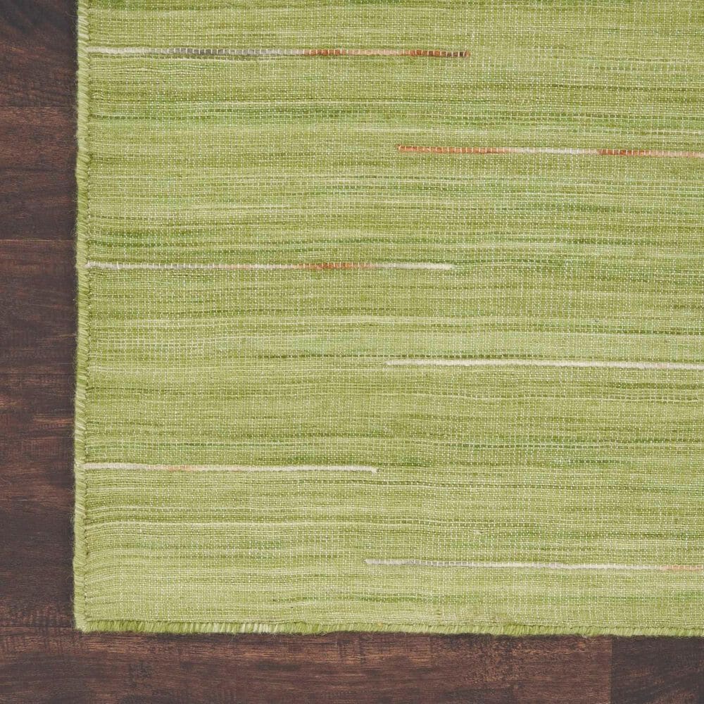 Nourison Interweave 6&#39; x 9&#39; Green Area Rug, , large