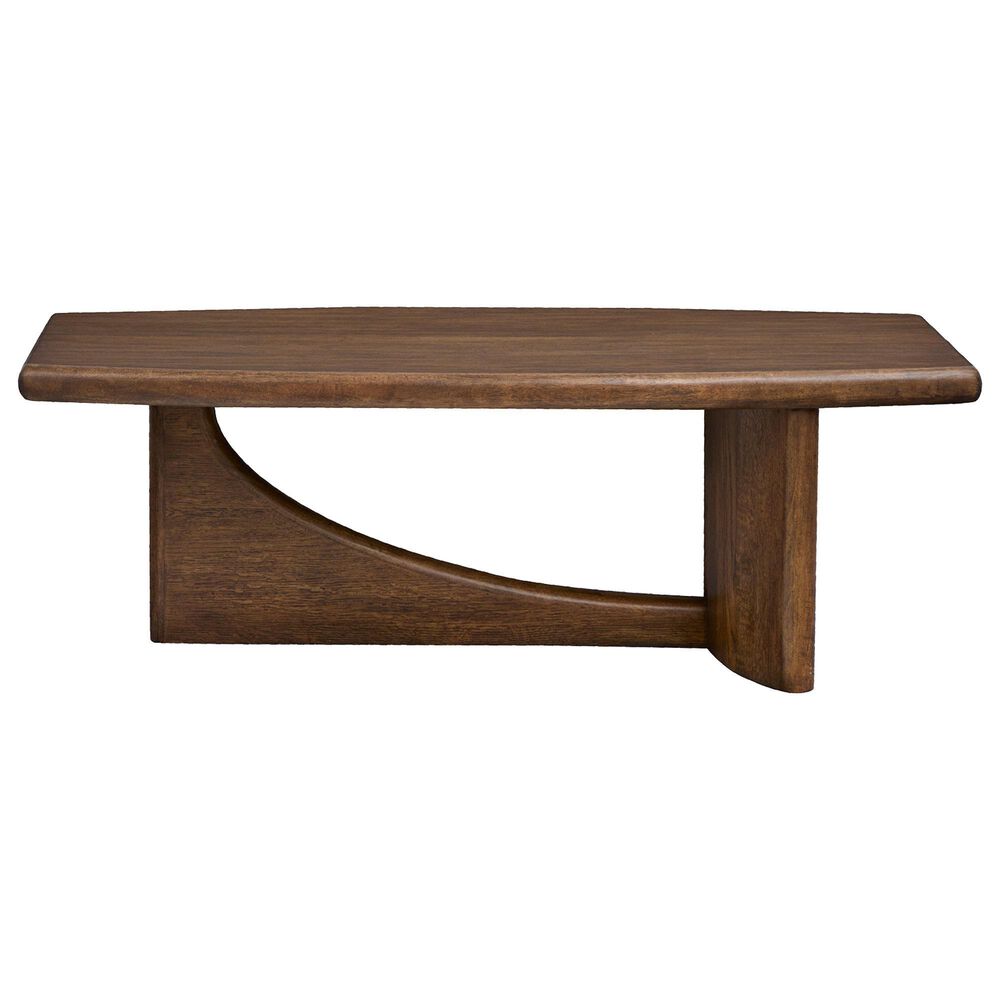 Nicolette Home Phoebe Rectangular Cocktail Table in Sienna Brown, , large