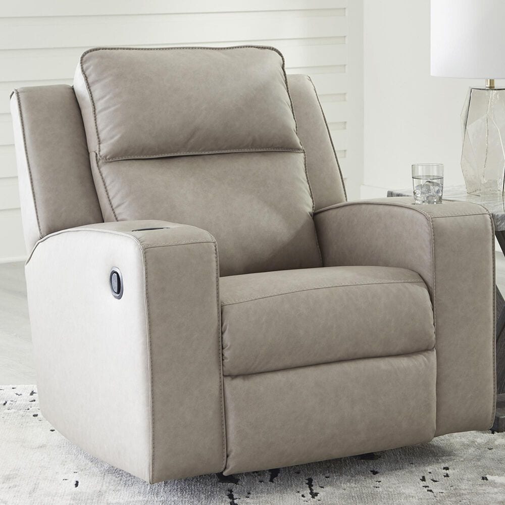 Ashley Lavenhorne Manual Recliners in Pebble, , large