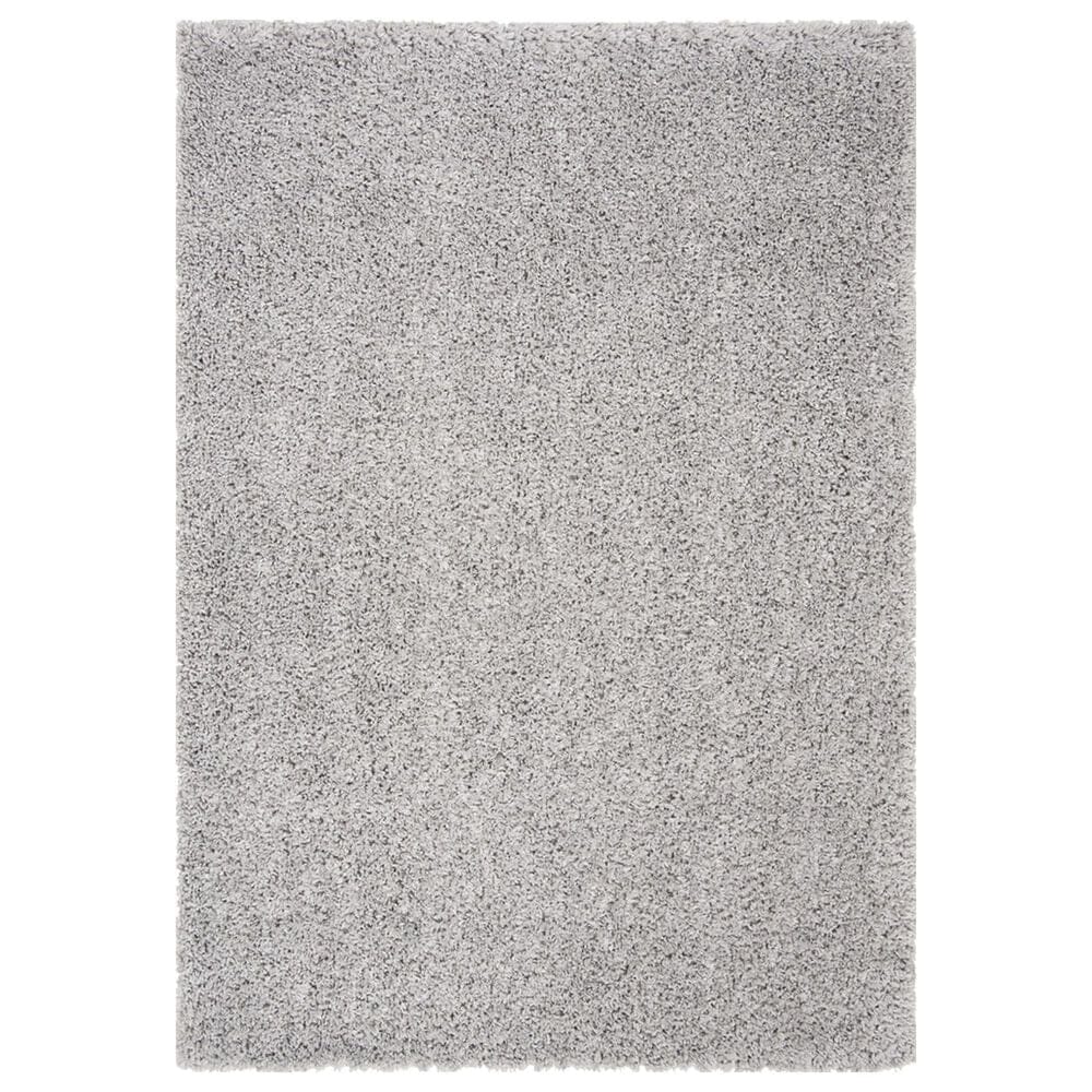Safavieh August Shag AUG200G 9" x 12" Silver Area Rug, , large