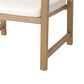 Hearth and Haven Outdoor Club Chair with White Cushion in Natural (Set of 2), , large