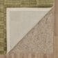 Karastan Broken Stripe 5" x 8" Moss Area Rug, , large