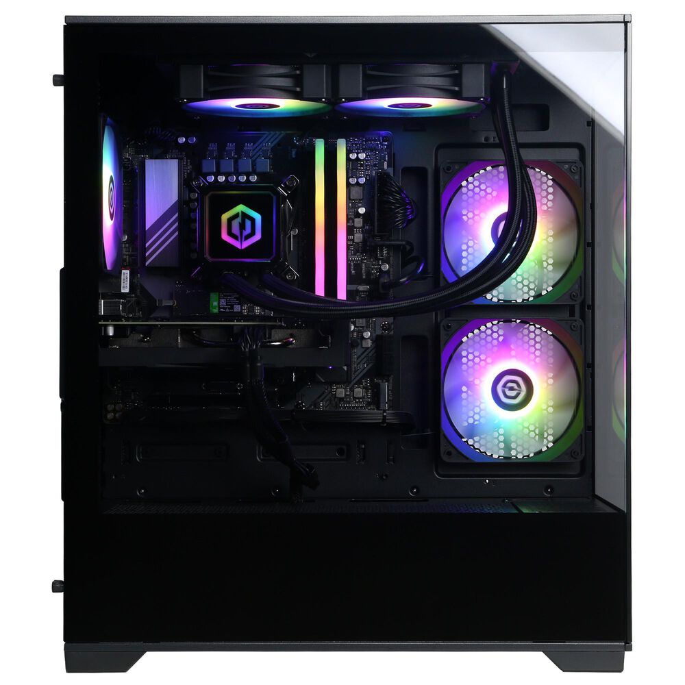 CyberPowerPC Gamer Master Gaming PC | AMD Ryzen 7 8700F - 16GB RAM - NVIDIA GeForce RTX 5060 Graphics - 1TB NVMe SSD in Black, , large