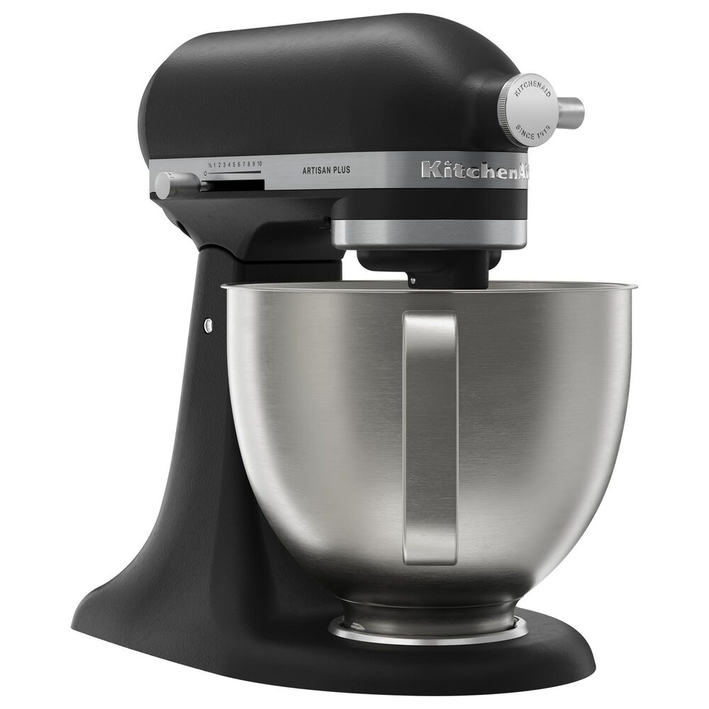 KitchenAid Artisan Plus 5-Quart Stand Mixer in Black Matte, , large