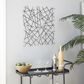 Maple and Jade 24" Square Metal Wall Decor Black, Bronze and Silver, , large