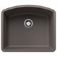 Blanco Diamond 24" Single Bowl Kitchen Sink in Volcano Gray, , large