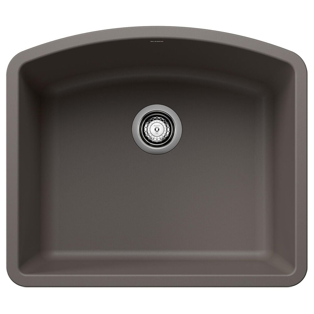 Blanco Diamond 24" Single Bowl Kitchen Sink in Volcano Gray, , large