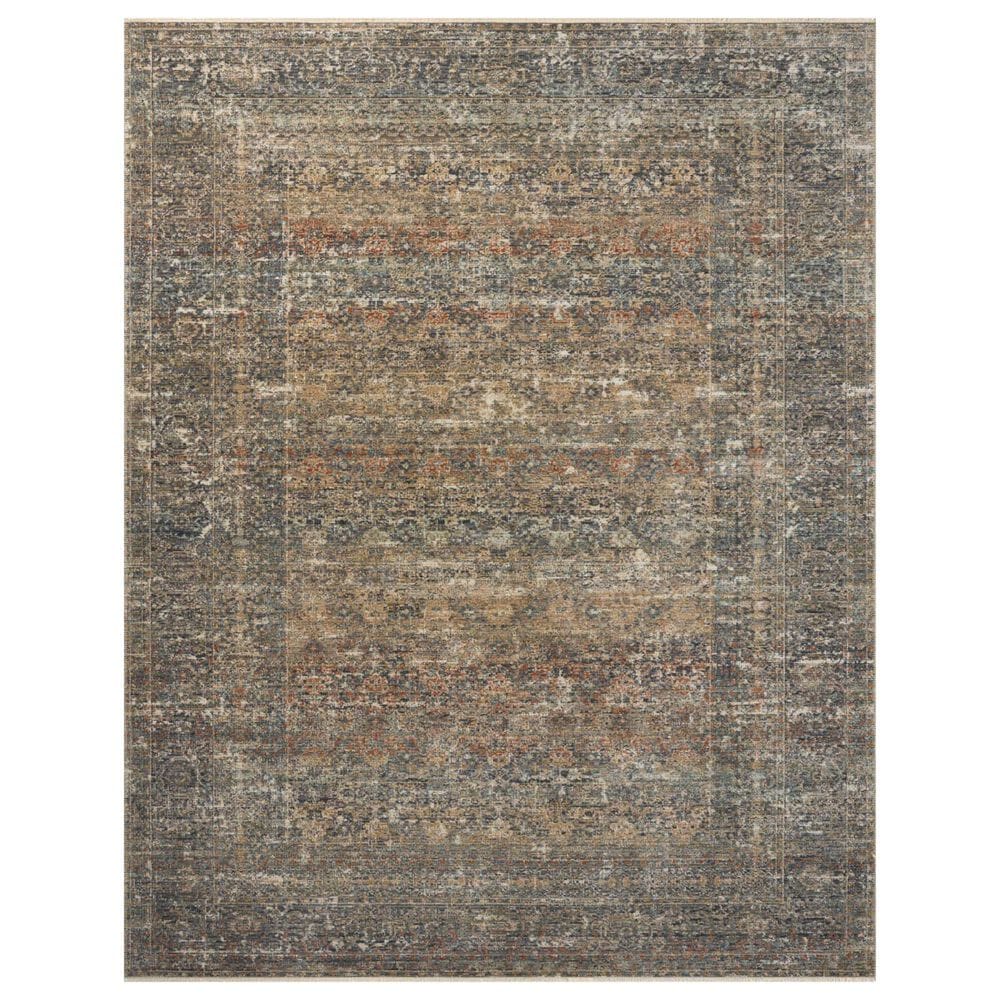 Loloi Heritage 2"5" x 8" Midnight and Multicolor Runner, , large