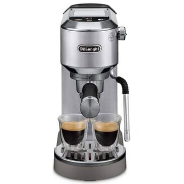DeLonghi Dedica Duo 35 Oz Espresso Machine with Cold Brew in Metal, , large