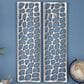 Maple and Jade 9" x 32" Abstract Cutouts Home Wall Decor in Silver (Set of 2), , large