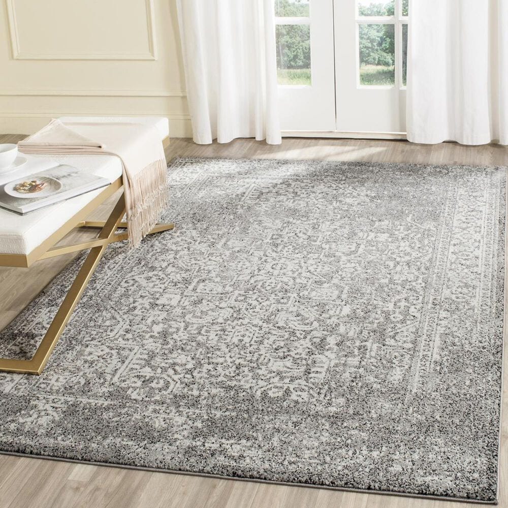 Safavieh Evoke EVK256D-5 5"1" x 7"6" Grey/Ivory Area Rug, , large