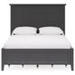Urban Home Grace Eastern King Storage Bed in Raven Black, , large