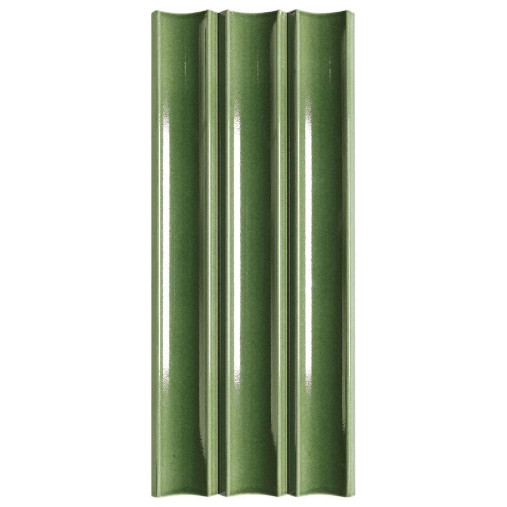 Emser Tubage Green 7" x 16" Porcelain Tile, , large