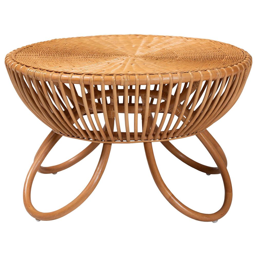 Baxton Studio Abel Coffee Table in Light Honey, , large