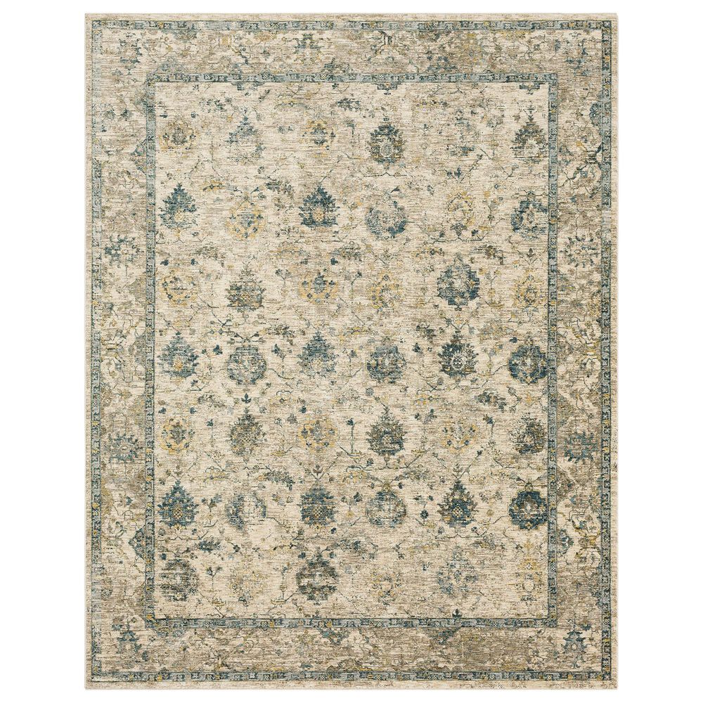 Karastan Marash Darica 9" x 12"2" Cream Area Rug, , large